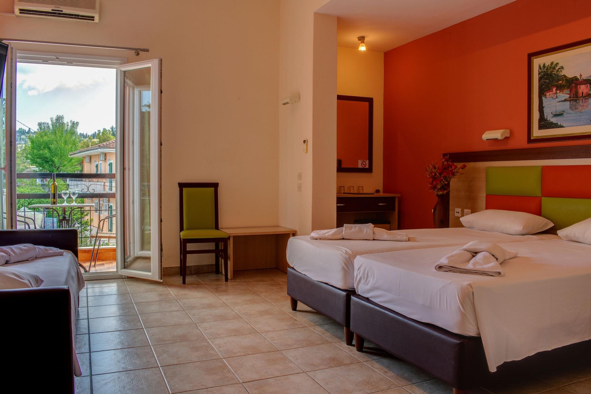 Maltezos Hotel Guviá Kültér fotó
