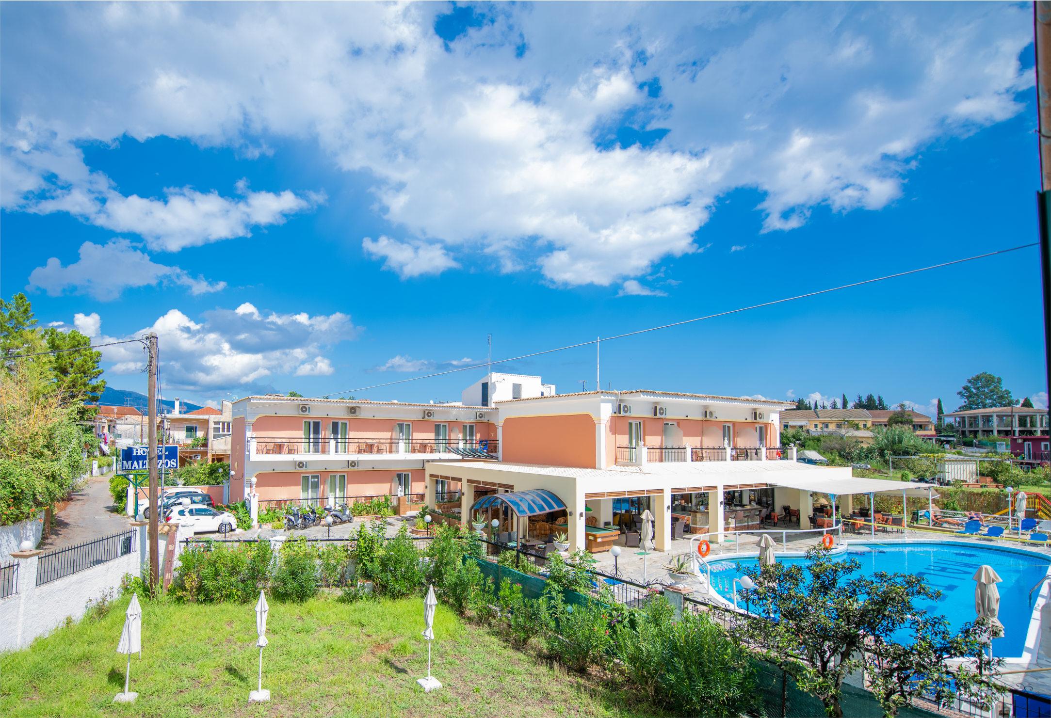 Maltezos Hotel Guviá Kültér fotó