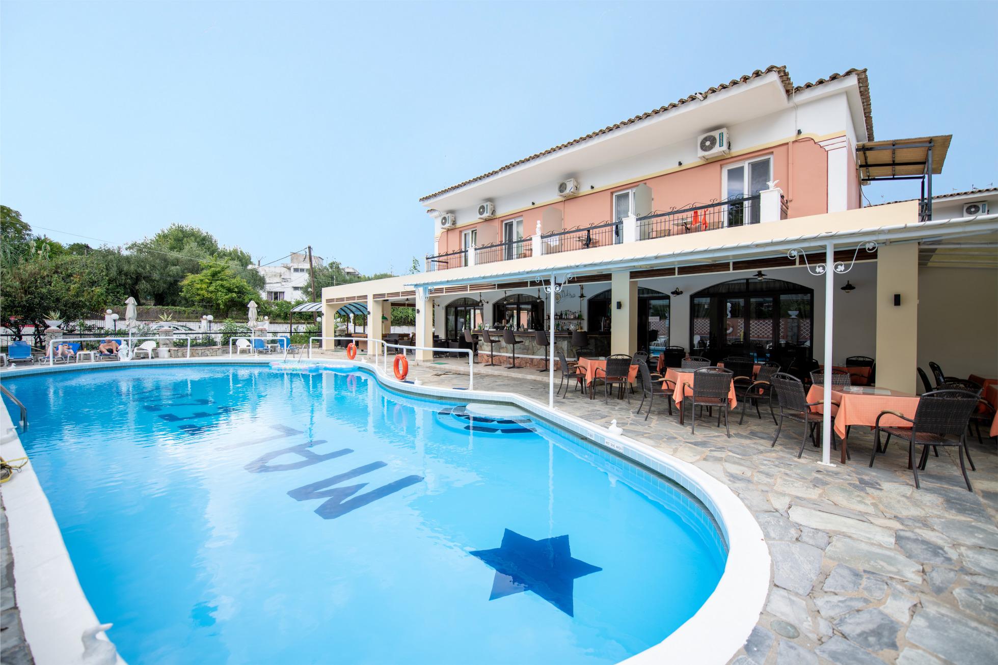 Maltezos Hotel Guviá Kültér fotó
