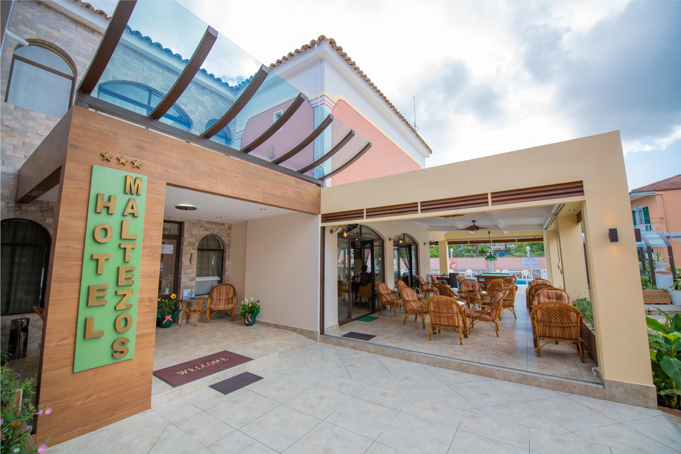 Maltezos Hotel Guviá Kültér fotó