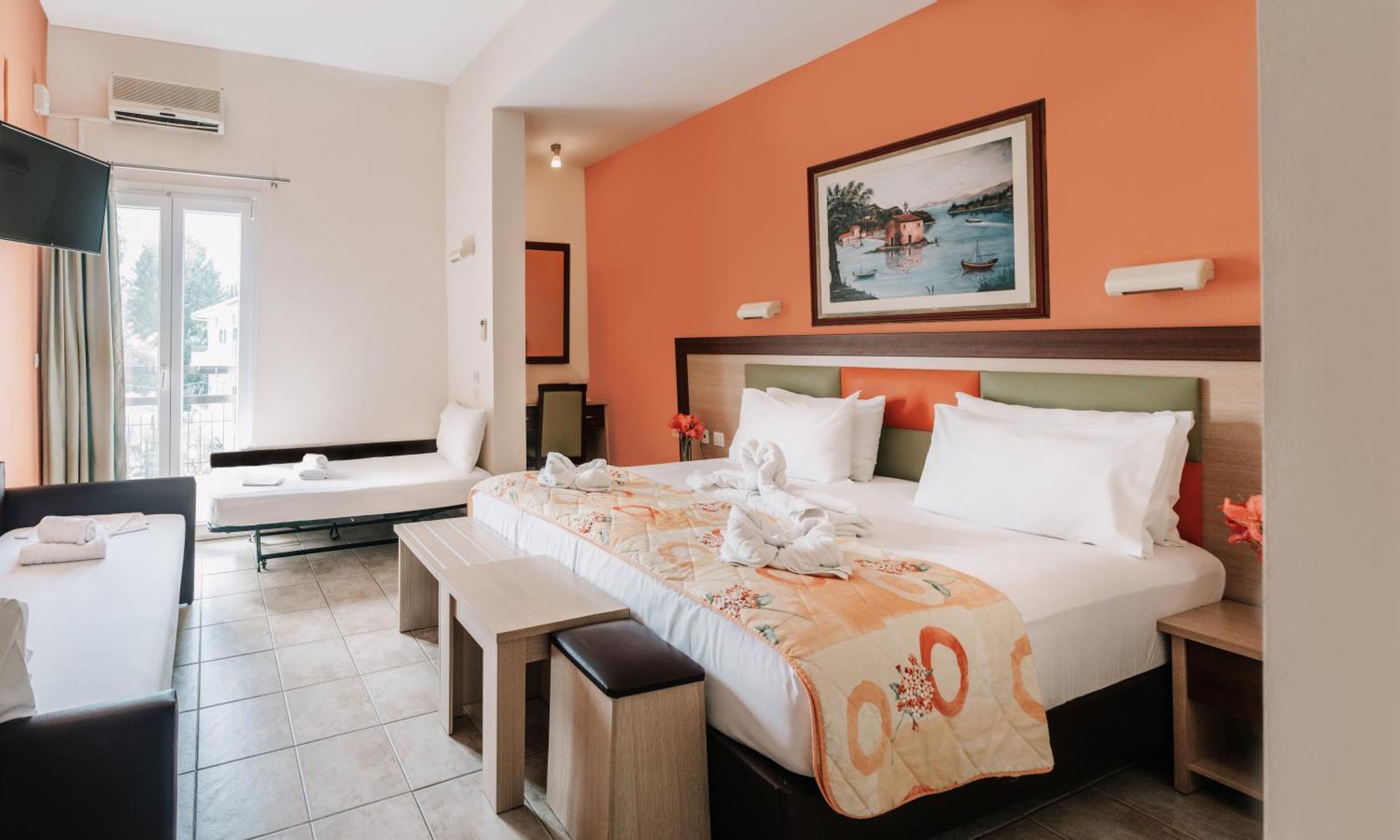 Maltezos Hotel Guviá Kültér fotó