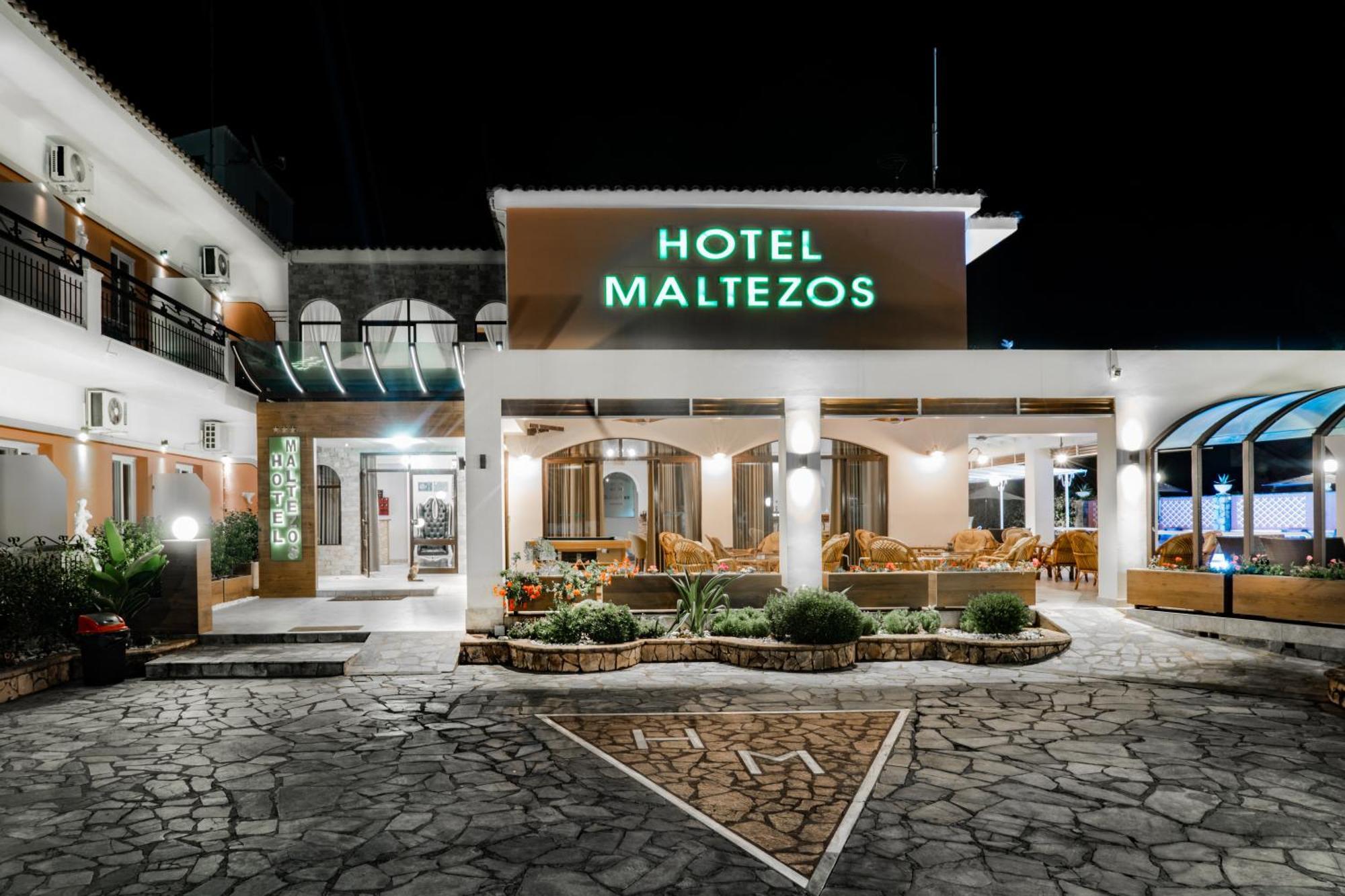 Maltezos Hotel Guviá Kültér fotó